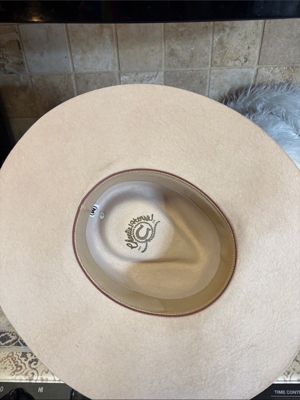 Charlie 1 Horse Western Fashion Highway Hat Desert Cream Women’s Size Medium - Picture 6 of 9